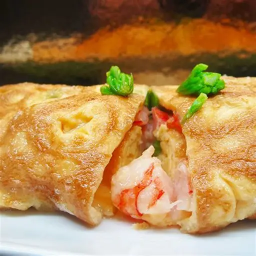 Omelete de Camarão