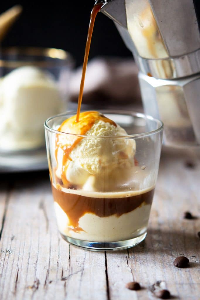 Affogato coffe