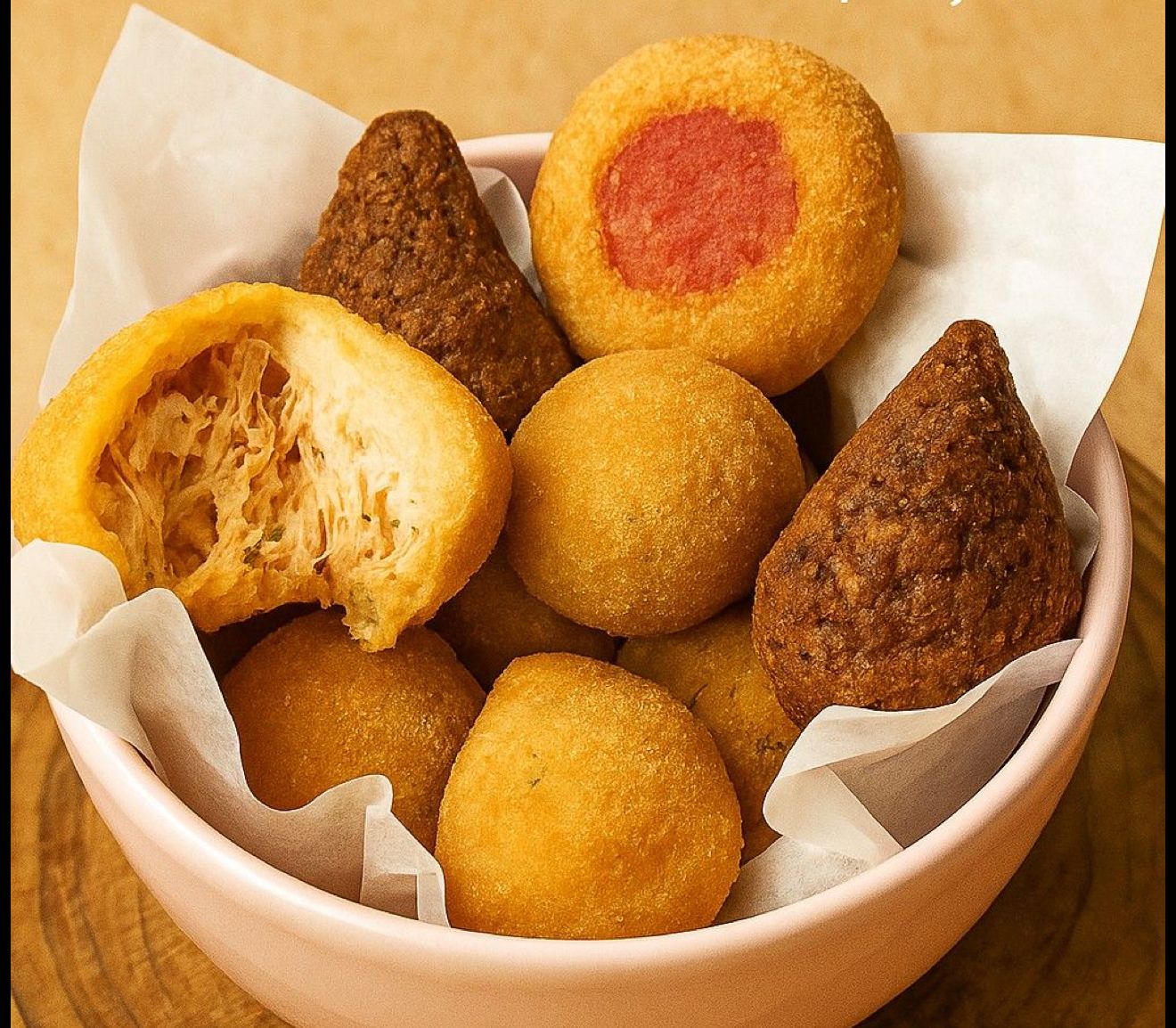 Variedades de Mini Salgados