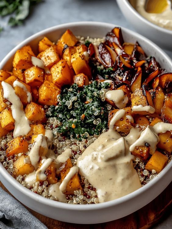 Bowl de Quinoa- opção vegana