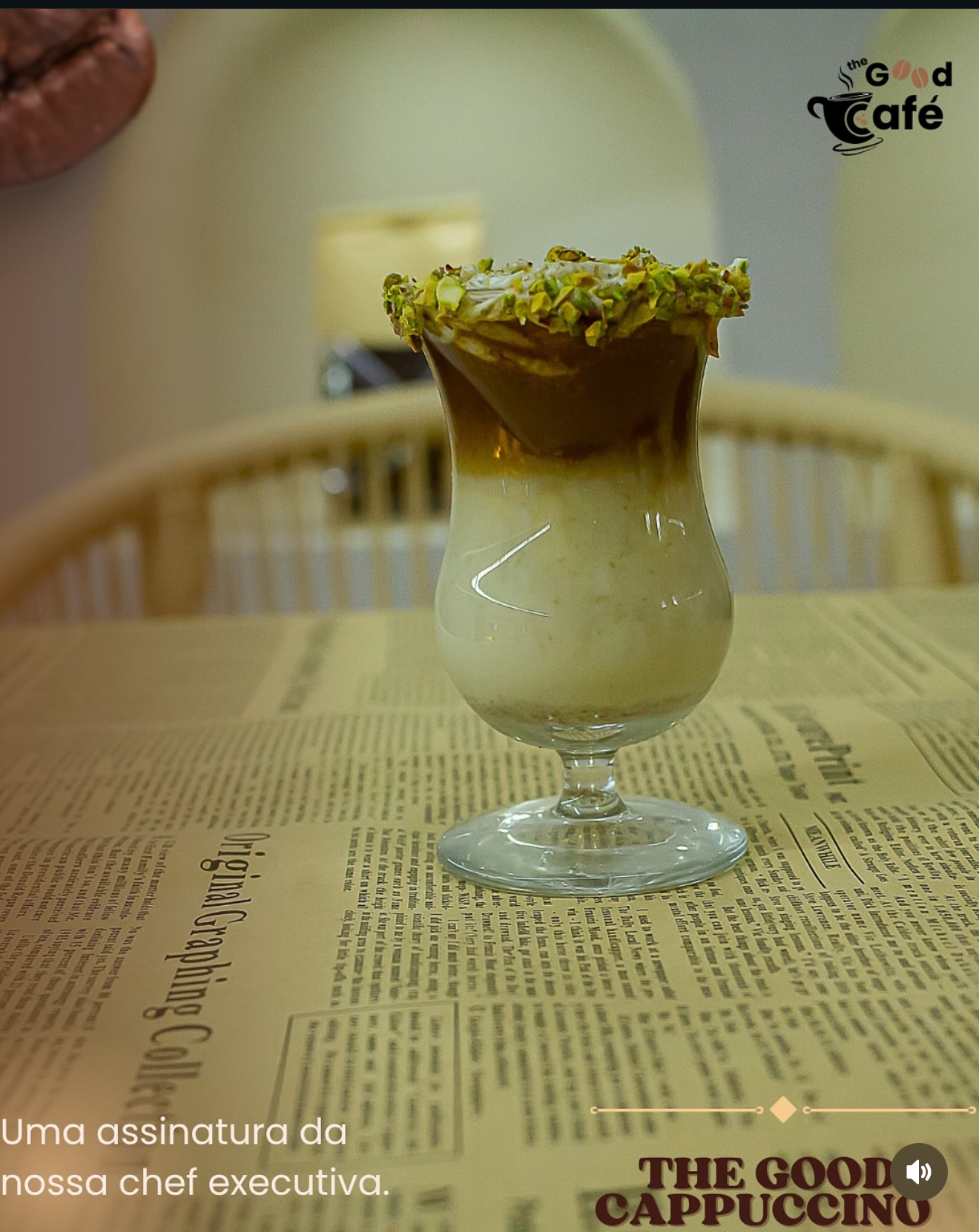 Cappuccino The Good Cafe com leite vegetal