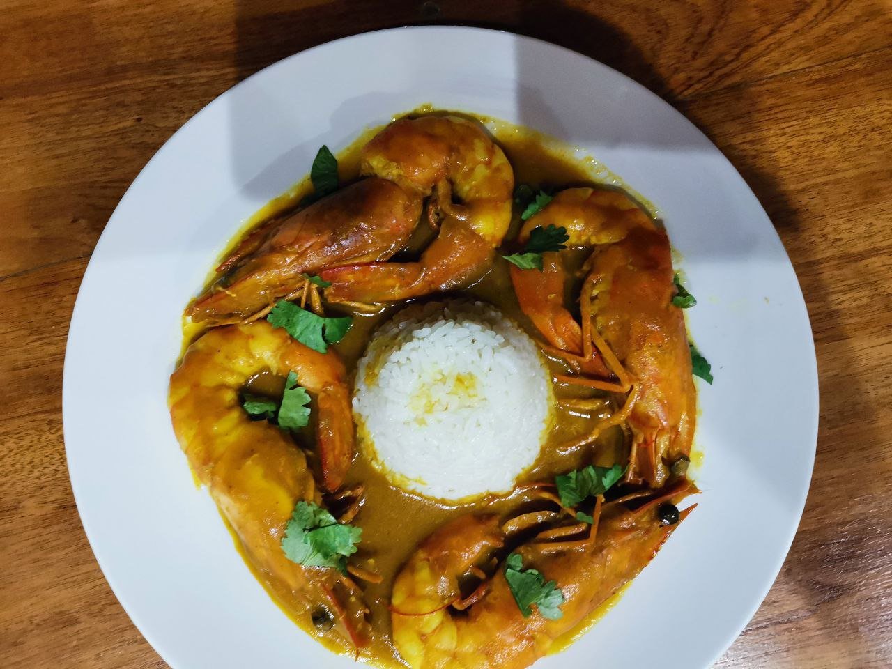 Caril  de Gambas