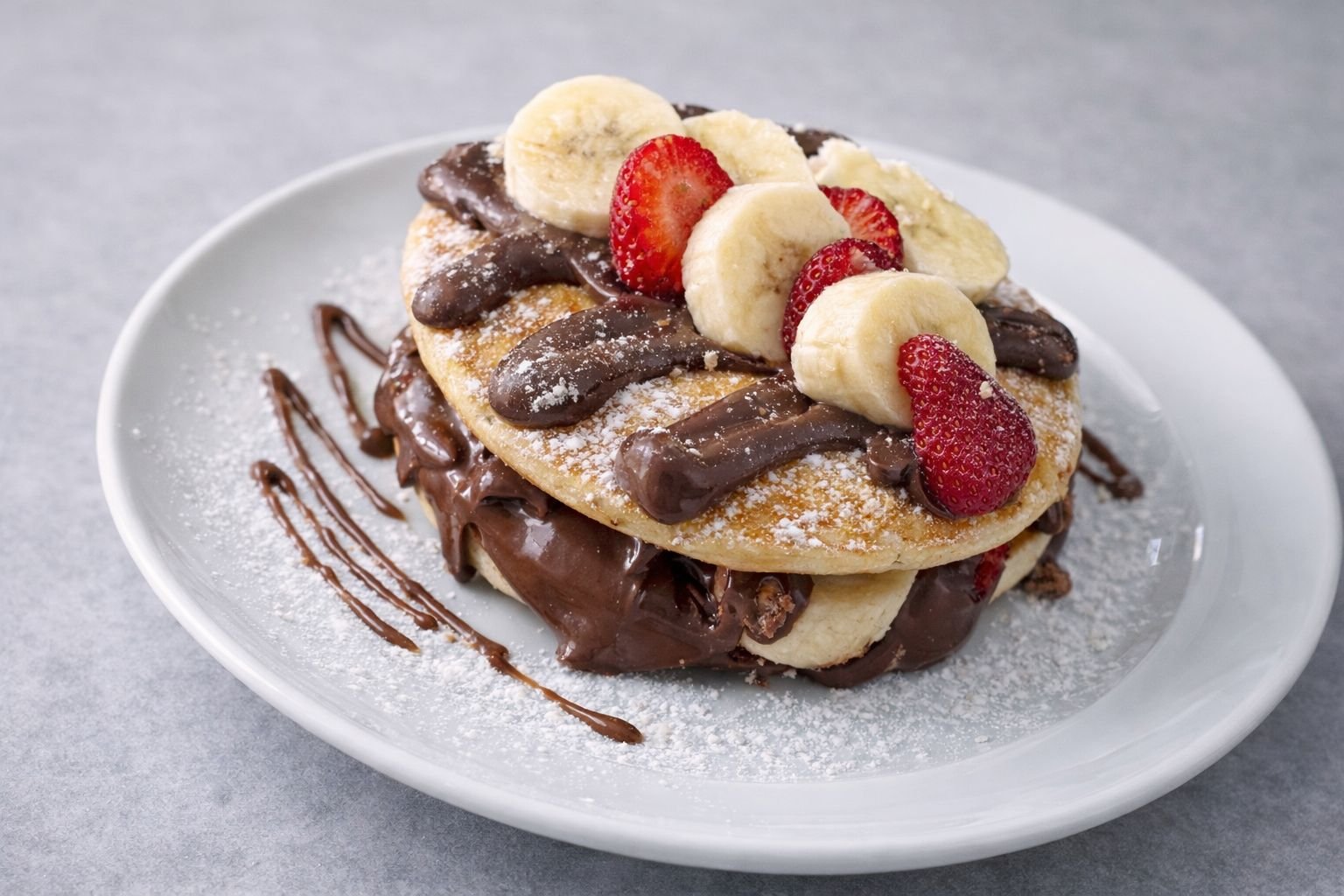 Panqueca com nutella