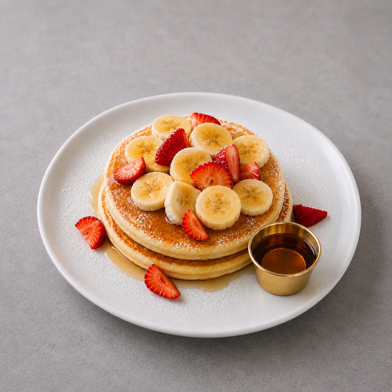 Panqueca Com fruta da época